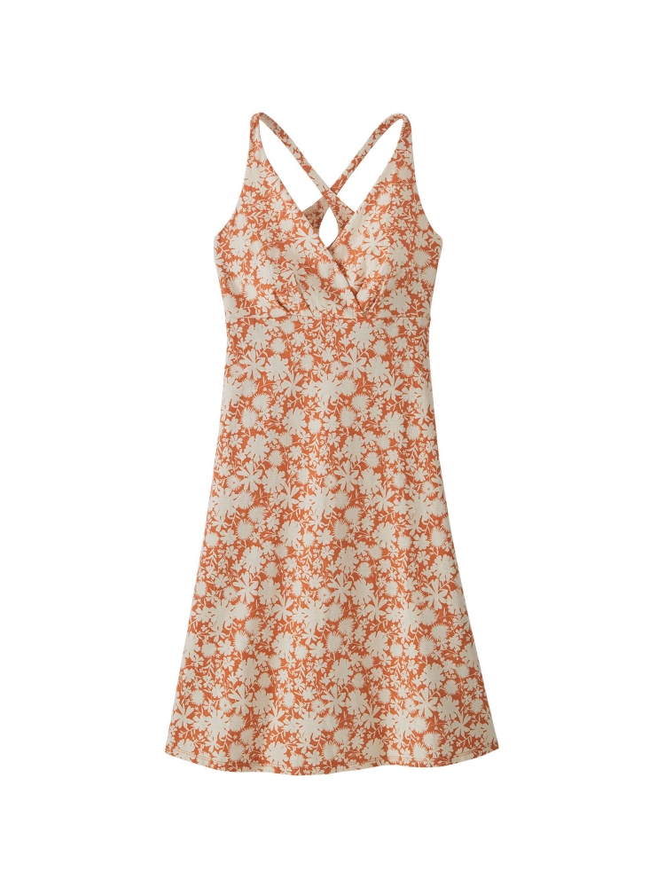 Patagonia Amber Dawn Dress Women's Way Back: Rock Melon 59085-WBRO jurken en rokken online bestellen bij Kathmandu Outdoor & Travel