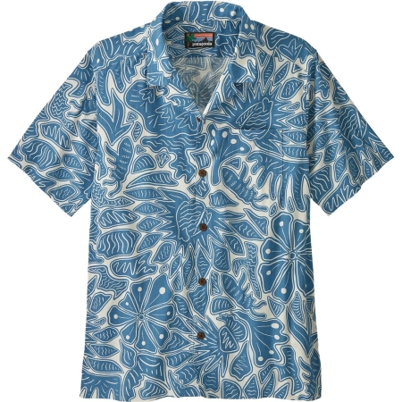 Patagonia  Tidal Threads Camp Shirt Bees and Flowers: Still Blue 