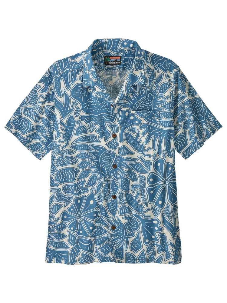 Patagonia Patagonia Tidal Threads Camp Shirt 52567-BFSL shirts en tops Patagonia Tidal Threads Camp Shirt Bees and Flowers: Still Blue 52567-BFSL shirts en tops online bestellen bij Kathmandu Outdoor & Travel