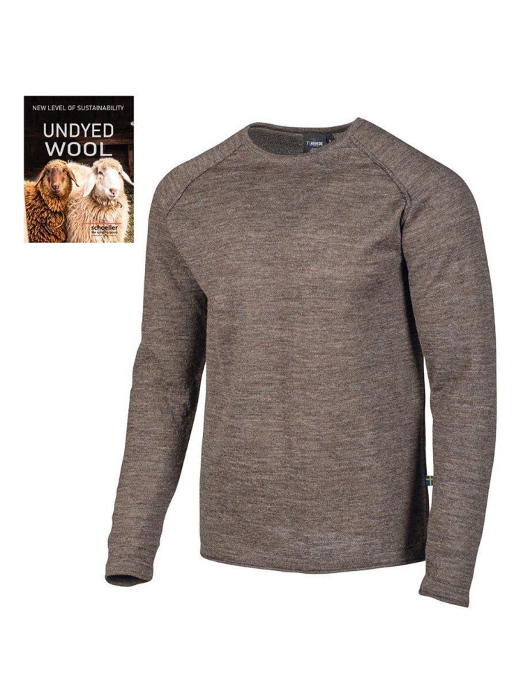 Ivanhoe NLS Beech crewneck Nutmeg 2100547-094 fleeces en truien online bestellen bij Kathmandu Outdoor & Travel