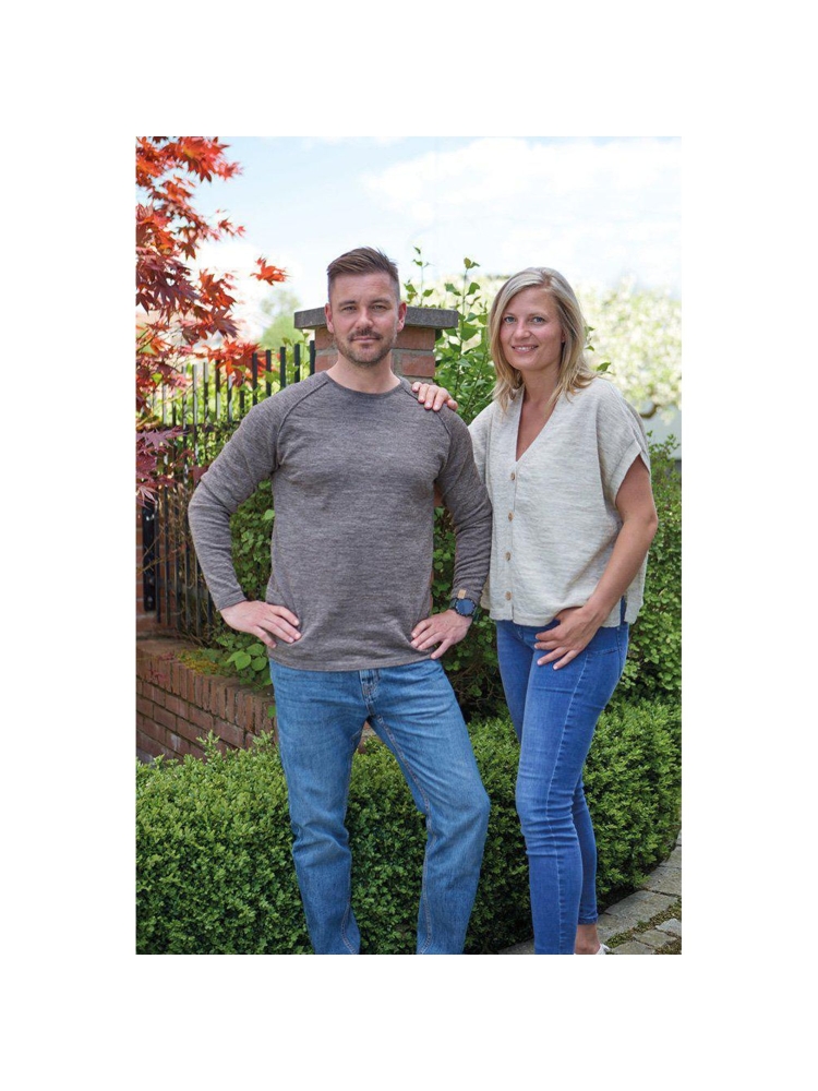 Ivanhoe NLS Beech crewneck Nutmeg 2100547-094 fleeces en truien online bestellen bij Kathmandu Outdoor & Travel