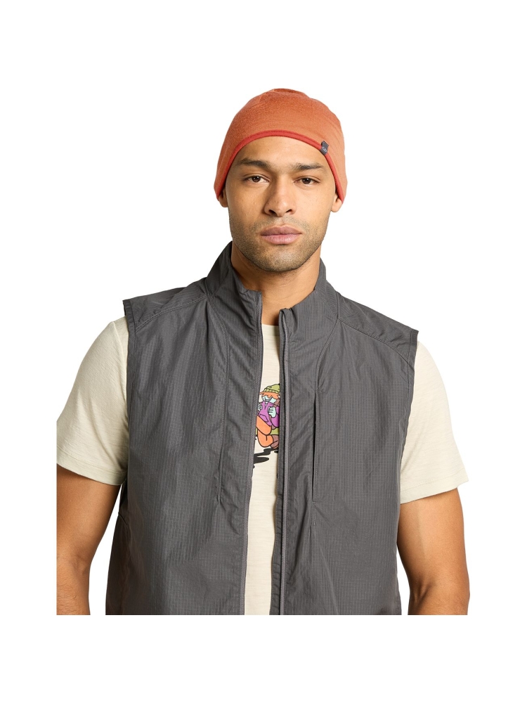 Icebreaker 200 Oasis Revers Beanie Dusty Clay/Jasper IBIBM200-0FQ1 kleding accessoires online bestellen bij Kathmandu Outdoor & Travel