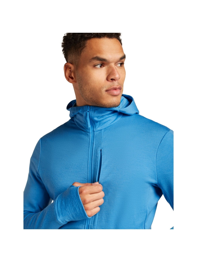 Icebreaker Mer 260 QuantuIV LS Zip Hoodie Actic IBBA56W2-0A01 fleeces en truien online bestellen bij Kathmandu Outdoor & Travel