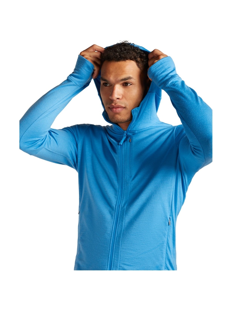 Icebreaker Mer 260 QuantuIV LS Zip Hoodie Actic IBBA56W2-0A01 fleeces en truien online bestellen bij Kathmandu Outdoor & Travel