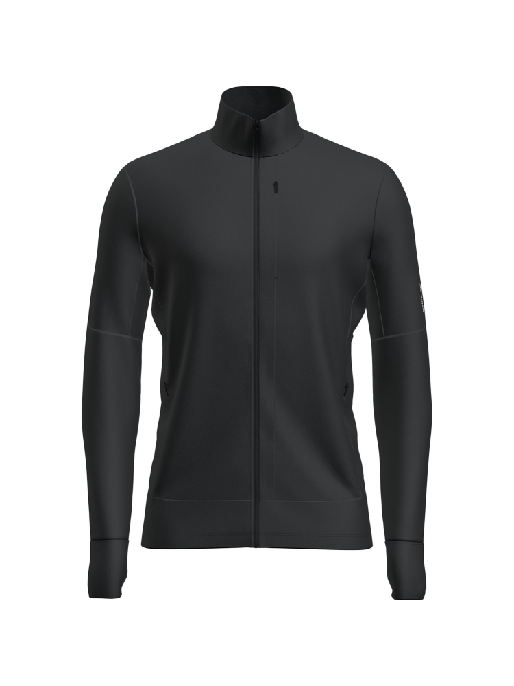 Icebreaker Mer 260 QuantuIV LS Zip Black IBBA56W1-0011 fleeces en truien online bestellen bij Kathmandu Outdoor & Travel