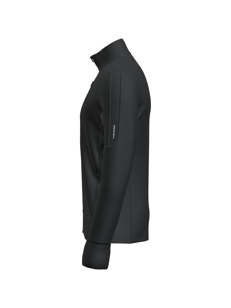 Icebreaker Mer 260 QuantuIV LS Zip Black IBBA56W1-0011 fleeces en truien online bestellen bij Kathmandu Outdoor & Travel