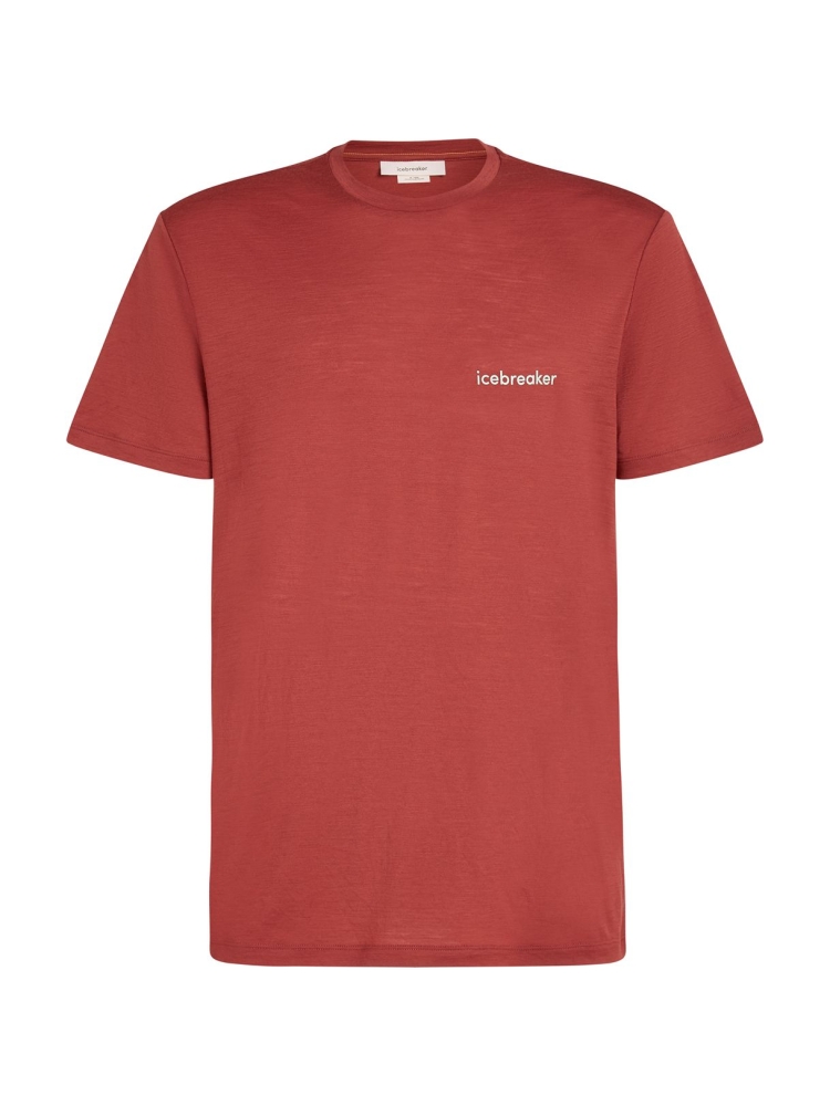 Icebreaker Mer 150 Tech Lite SS Tee IB Wordmark  Jasper IB0A576U-0BA1 shirts en tops online bestellen bij Kathmandu Outdoor & Travel