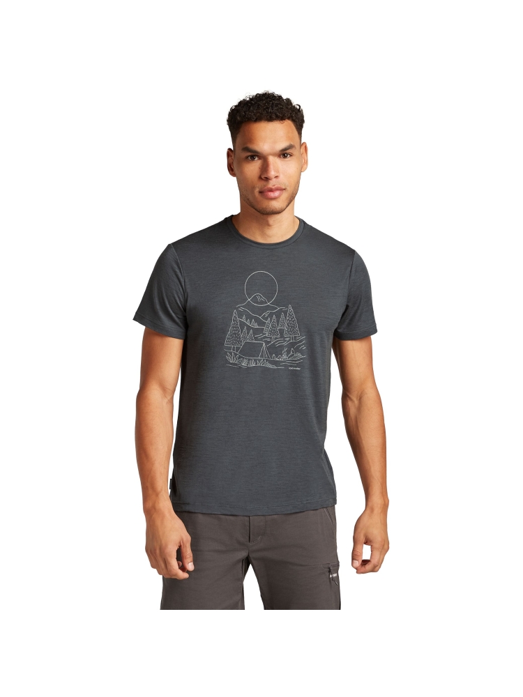 Icebreaker Mer 150 Tech Lite III SS Tee Sunset Ca Obsidian IB0A56X1-0A11 shirts en tops online bestellen bij Kathmandu Outdoor & Travel