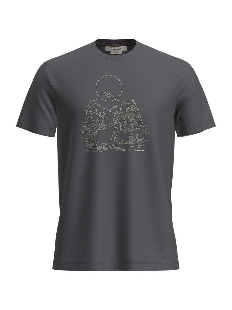 Icebreaker Mer 150 Tech Lite III SS Tee Sunset Ca Obsidian IB0A56X1-0A11 shirts en tops online bestellen bij Kathmandu Outdoor & Travel