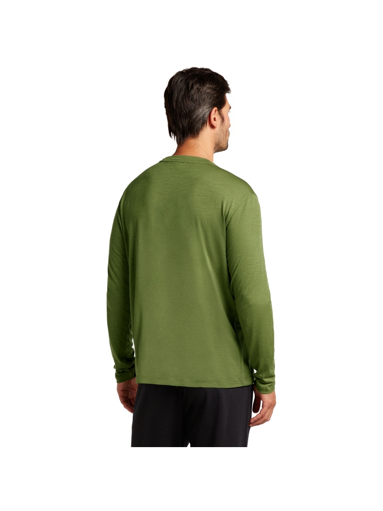 Icebreaker Mer Tech Lite III LS Relaxed Pocket Tee Sphagnum IB0A56WG-0BD1 shirts en tops online bestellen bij Kathmandu Outdoor & Travel