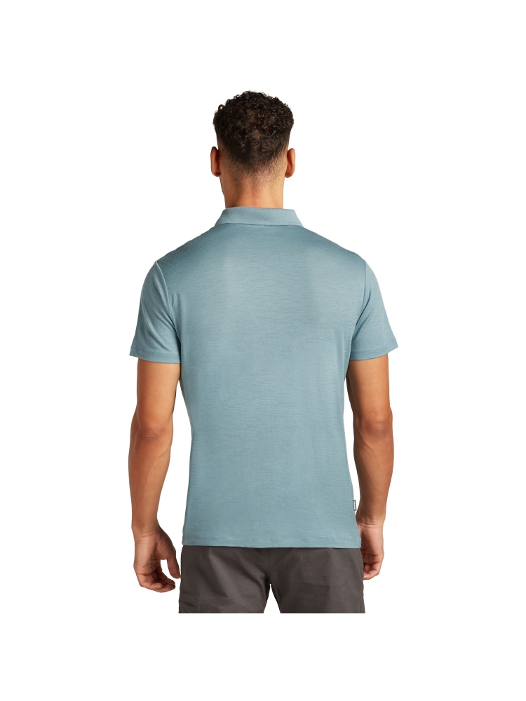 Icebreaker Mer 150 Tech Lite III SS Polo Blue Ash IB0A56WK-0A51 shirts en tops online bestellen bij Kathmandu Outdoor & Travel