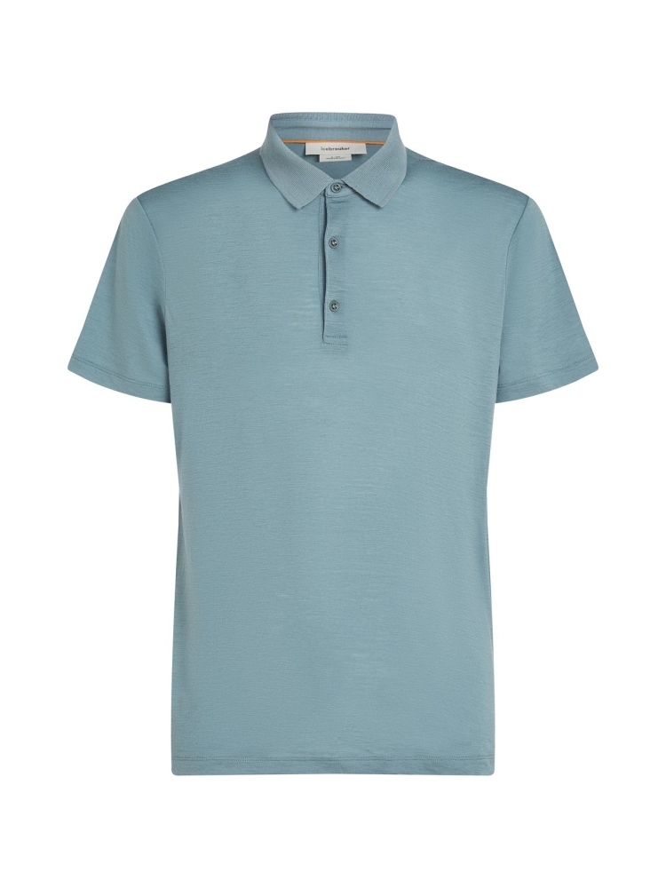 Icebreaker Mer 150 Tech Lite III SS Polo Blue Ash IB0A56WK-0A51 shirts en tops online bestellen bij Kathmandu Outdoor & Travel