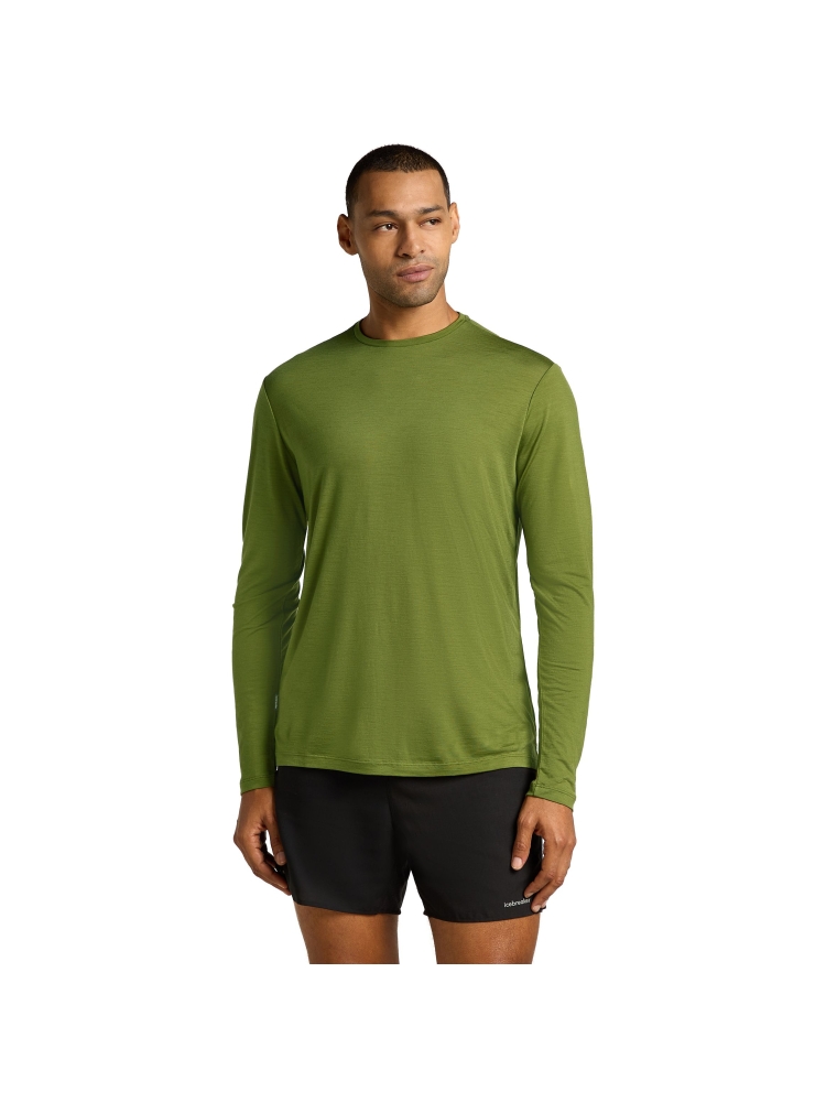 Icebreaker Mer 125 Cool-Lite Sphere III LS Tee Sphagnum IB0A56ZL-0BD1 shirts en tops online bestellen bij Kathmandu Outdoor & Travel