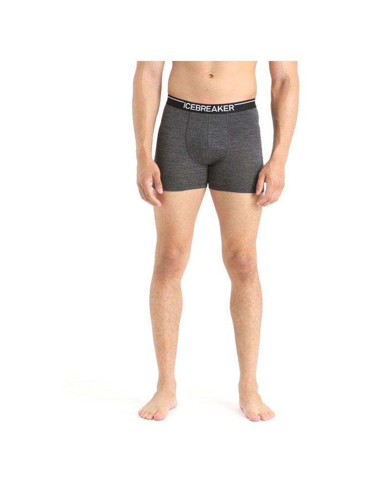 Icebreaker Anatomica Boxers Jet Hthr IB103029-0111 onderkleding/thermokleding online bestellen bij Kathmandu Outdoor & Travel