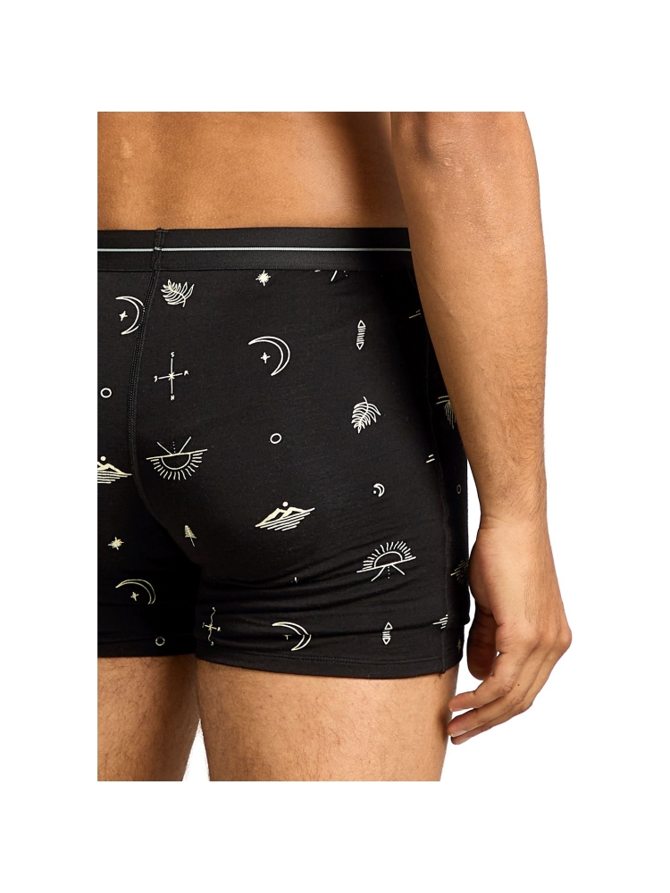 Icebreaker Mer 150 Anatomica Boxers Explore More Black/AOP IB0A5773-1241 onderkleding/thermokleding online bestellen bij Kathmandu Outdoor & Travel
