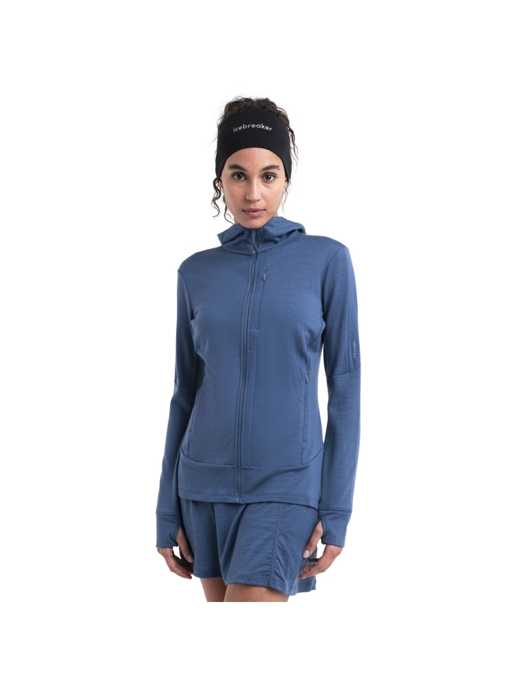 Icebreaker Mer 260 QuantuIV LS Zip Hoodie Women's Dawn IBBA56XR-A761 fleeces en truien online bestellen bij Kathmandu Outdoor & Travel