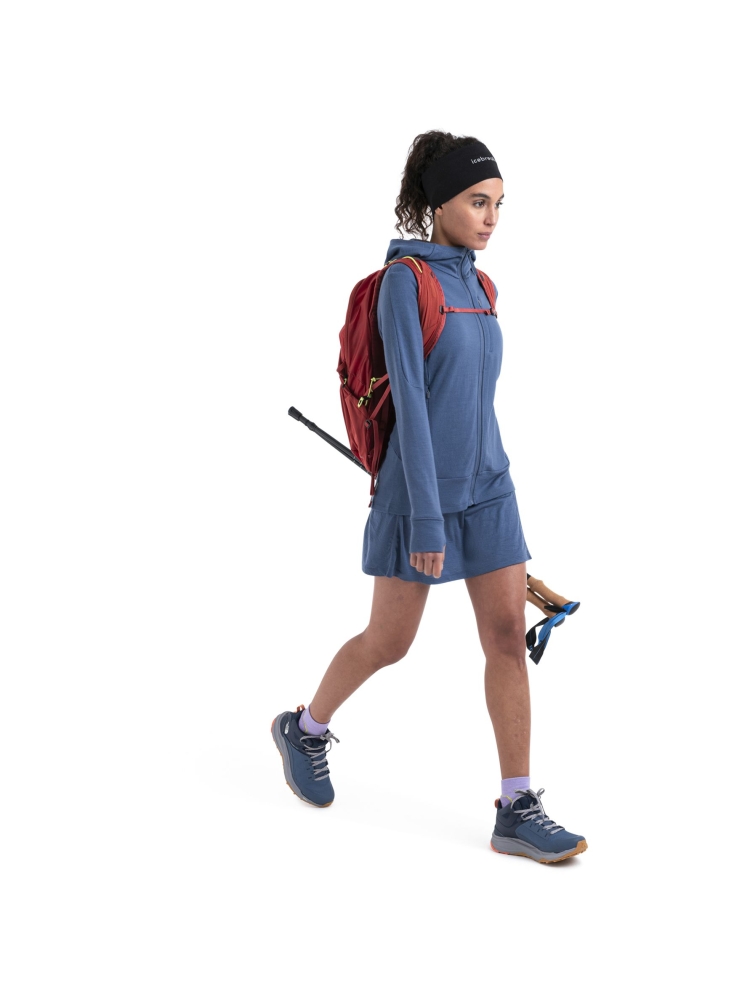 Icebreaker Mer 260 QuantuIV LS Zip Hoodie Women's Dawn IBBA56XR-A761 fleeces en truien online bestellen bij Kathmandu Outdoor & Travel