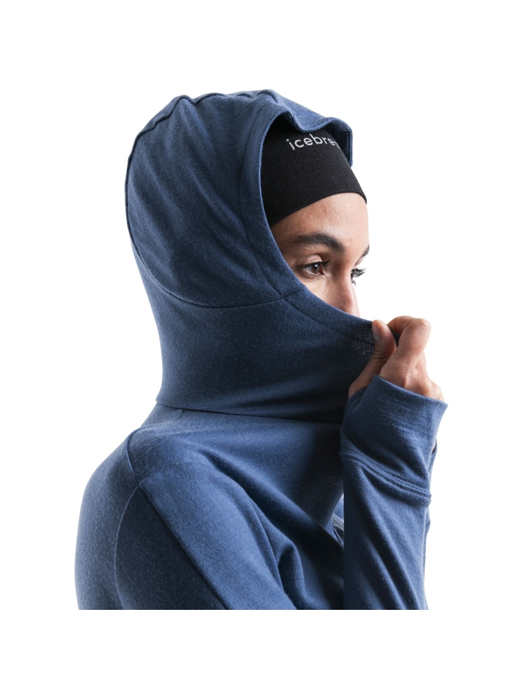 Icebreaker Mer 260 QuantuIV LS Zip Hoodie Women's Dawn IBBA56XR-A761 fleeces en truien online bestellen bij Kathmandu Outdoor & Travel