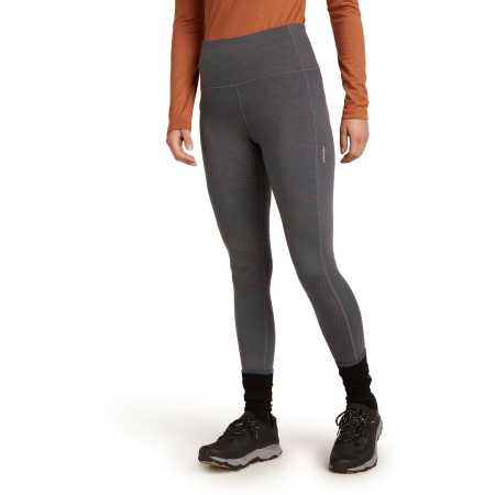 Icebreaker  Mer 260 Fastray 25 HR Tight Fresh Women's Obsidian/Carob/AOP