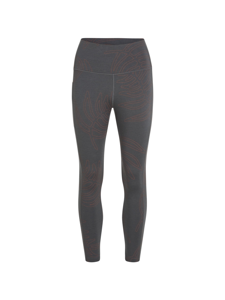 Icebreaker Mer 260 Fastray 25 HR Tight Fresh Women's Obsidian/Carob/AOP IB0A579U-0GG1 broeken online bestellen bij Kathmandu Outdoor & Travel