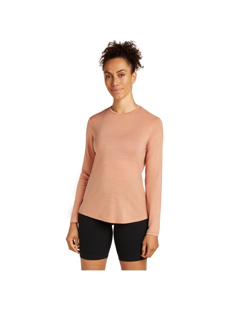 Icebreaker Mer 125 Cool-Lite Sphere III LS Tee Women's Desert Sand IB0A56ZN-0AC1 shirts en tops online bestellen bij Kathmandu Outdoor & Travel