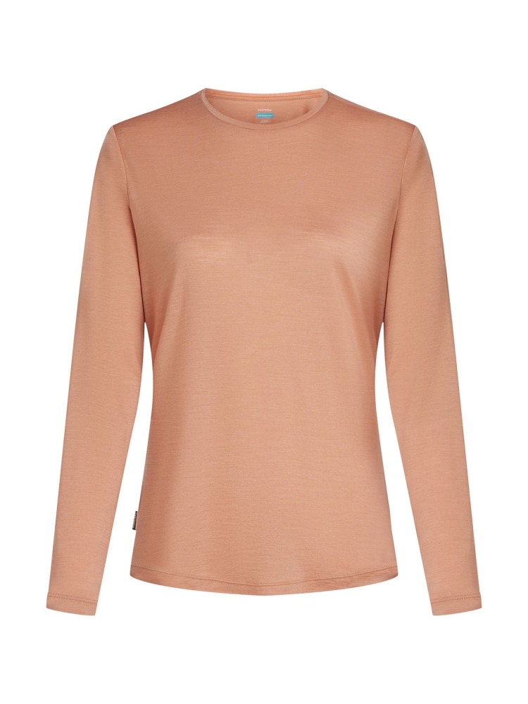 Icebreaker Mer 125 Cool-Lite Sphere III LS Tee Women's Desert Sand IB0A56ZN-0AC1 shirts en tops online bestellen bij Kathmandu Outdoor & Travel