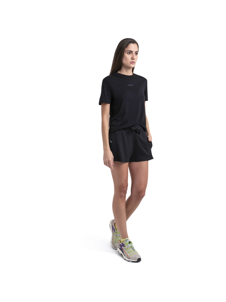 Icebreaker Mer Crush II Shorts Women's Black IB0A56XH-0011 broeken online bestellen bij Kathmandu Outdoor & Travel