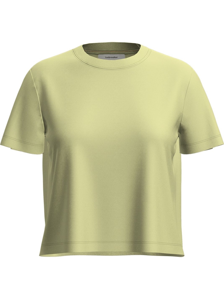 Icebreaker Mer 150 Tech Lite III SS Crop Tee Women's Citrine IB0A56Y2-0AB1 shirts en tops online bestellen bij Kathmandu Outdoor & Travel