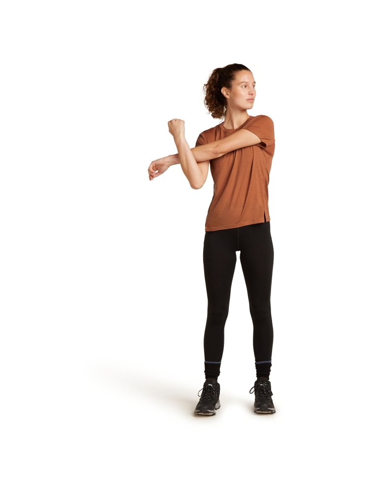 Icebreaker Mer 150 Ace SS Tee Women's Dusty Clay IB0A56Y6-0B01 shirts en tops online bestellen bij Kathmandu Outdoor & Travel