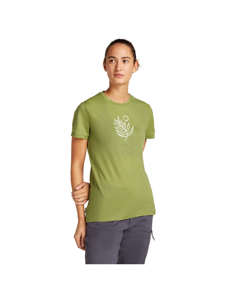 Icebreaker Mer 150 Tech Lite SS Tee Fresh Fern Women's Olive IB0A576P-0AA1 shirts en tops online bestellen bij Kathmandu Outdoor & Travel