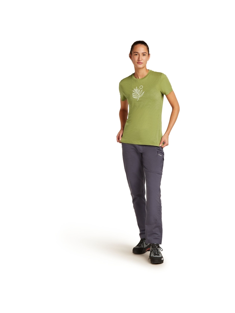 Icebreaker Mer 150 Tech Lite SS Tee Fresh Fern Women's Olive IB0A576P-0AA1 shirts en tops online bestellen bij Kathmandu Outdoor & Travel