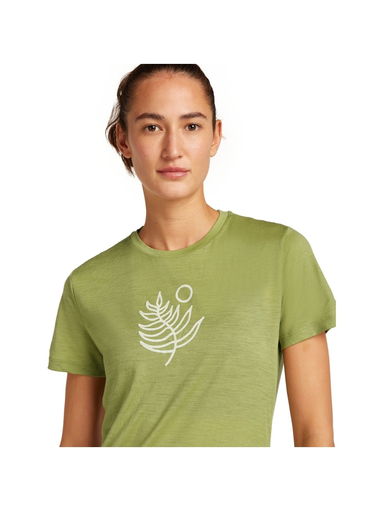 Icebreaker Mer 150 Tech Lite SS Tee Fresh Fern Women's Olive IB0A576P-0AA1 shirts en tops online bestellen bij Kathmandu Outdoor & Travel