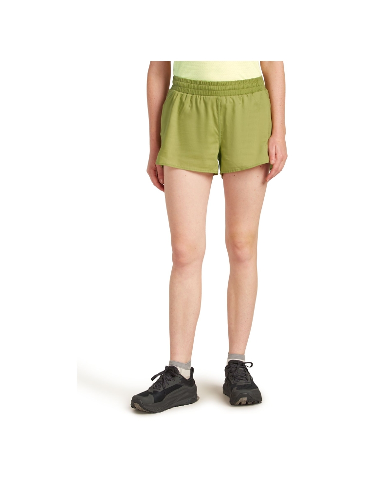 Icebreaker Mer 125 ZoneKnit Speed 3 Shorts Women's Olive IB0A56XM-0AA1 broeken online bestellen bij Kathmandu Outdoor & Travel