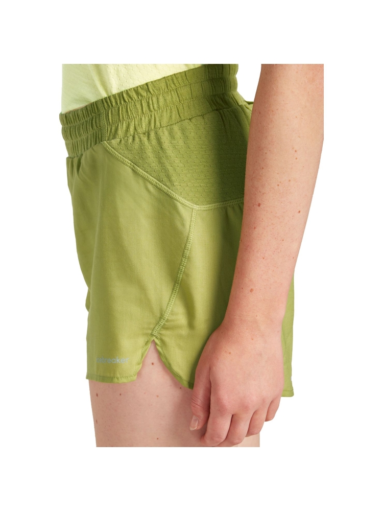Icebreaker Mer 125 ZoneKnit Speed 3 Shorts Women's Olive IB0A56XM-0AA1 broeken online bestellen bij Kathmandu Outdoor & Travel