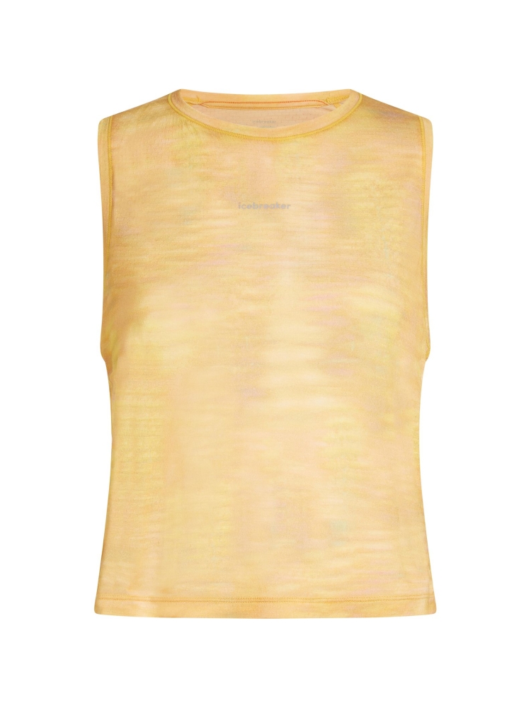 Icebreaker Mer 125 Cool-Lite Sped Tank Fusion Women's AOP Citrine IB0A5782-0CY1 shirts en tops online bestellen bij Kathmandu Outdoor & Travel