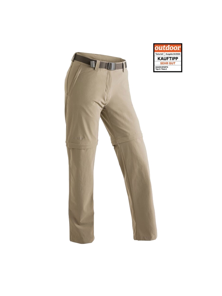 Maier Sports Nata 2 Zip-Off Pant Short Women's coriander 3000134-M10778-Short broeken online bestellen bij Kathmandu Outdoor & Travel