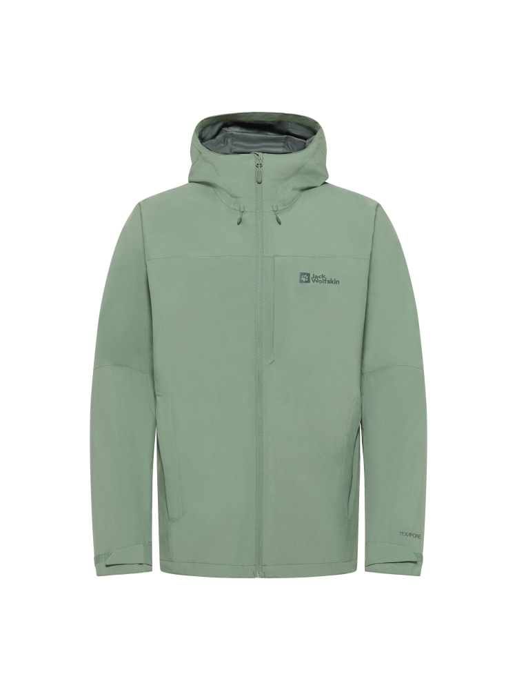 Jack Wolfskin Tempest 2L Jacket eucalyptus A63900-4029 jassen online bestellen bij Kathmandu Outdoor & Travel