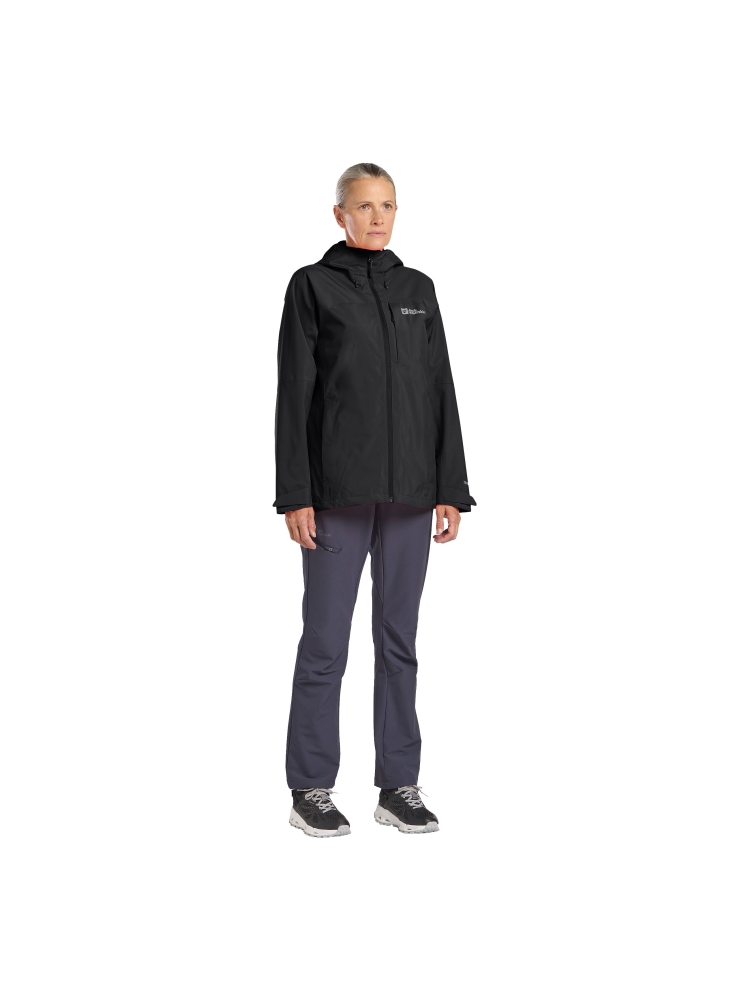 Jack Wolfskin Tempest 2L Jacket Women's black A63901-6000 jassen online bestellen bij Kathmandu Outdoor & Travel