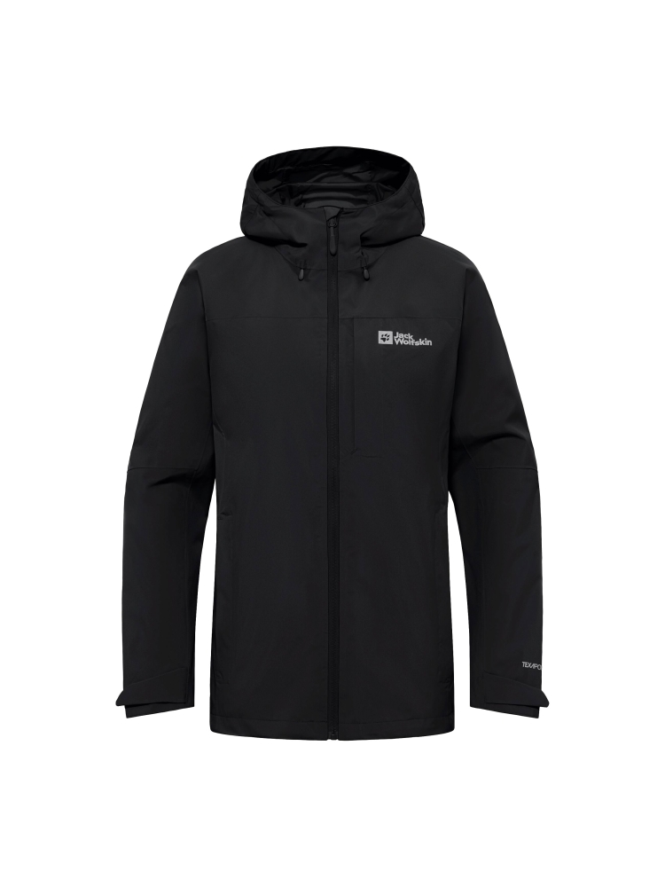 Jack Wolfskin Tempest 2L Jacket Women's black A63901-6000 jassen online bestellen bij Kathmandu Outdoor & Travel