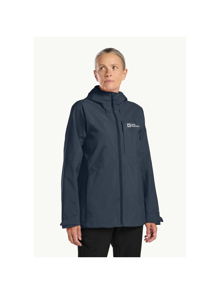 Jack Wolfskin Tempest 2L Jacket Women's midnight sky A63901-C0412 jassen online bestellen bij Kathmandu Outdoor & Travel