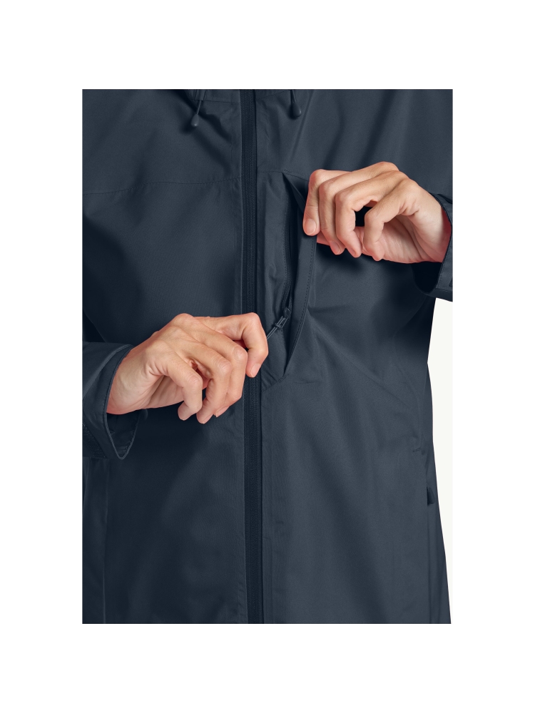 Jack Wolfskin Tempest 2L Jacket Women's midnight sky A63901-C0412 jassen online bestellen bij Kathmandu Outdoor & Travel