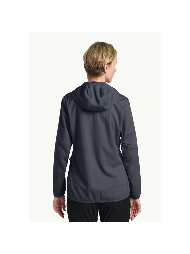 Jack Wolfskin Feldberg Hoody Women's graphite A63971-1388 fleeces en truien online bestellen bij Kathmandu Outdoor & Travel