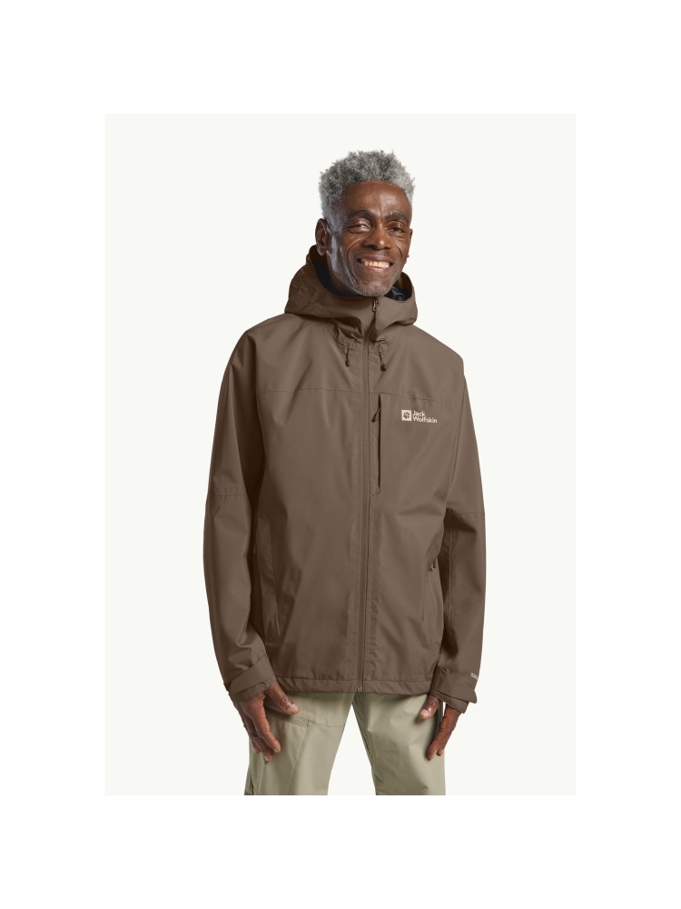 Jack Wolfskin Tempest 2L Jacket cold coffee A63900-5719 jassen online bestellen bij Kathmandu Outdoor & Travel