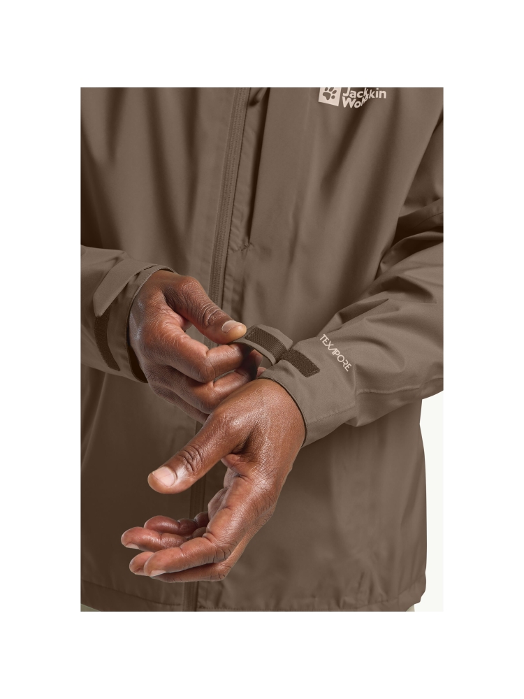 Jack Wolfskin Tempest 2L Jacket cold coffee A63900-5719 jassen online bestellen bij Kathmandu Outdoor & Travel