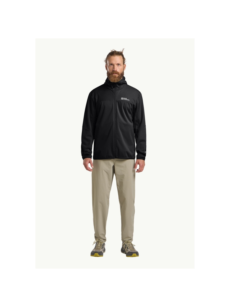 Jack Wolfskin Feldberg Hoody black A63970-6000 fleeces en truien online bestellen bij Kathmandu Outdoor & Travel