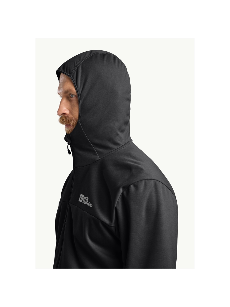 Jack Wolfskin Feldberg Hoody black A63970-6000 fleeces en truien online bestellen bij Kathmandu Outdoor & Travel