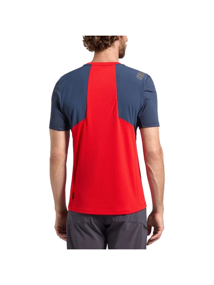 La Sportiva Ridge T-Shirt  Mountain Red/Night Sky U00-324646 shirts en tops online bestellen bij Kathmandu Outdoor & Travel