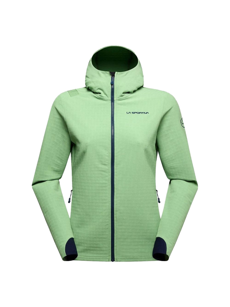 La Sportiva Descender Storm Jkt Women's Aspen Green/Night Sky M37-737646 jassen online bestellen bij Kathmandu Outdoor & Travel