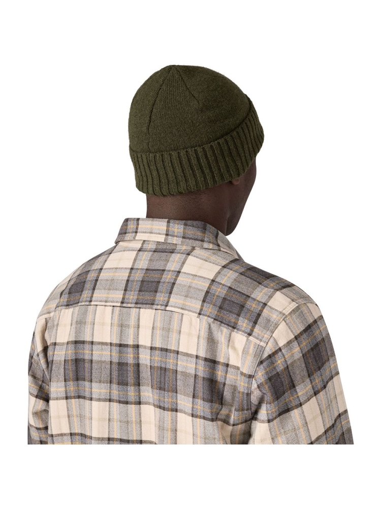 Patagonia Brodeo Beanie '73 Skyline: Pine Needle Green 29206-SKPG kleding accessoires online bestellen bij Kathmandu Outdoor & Travel