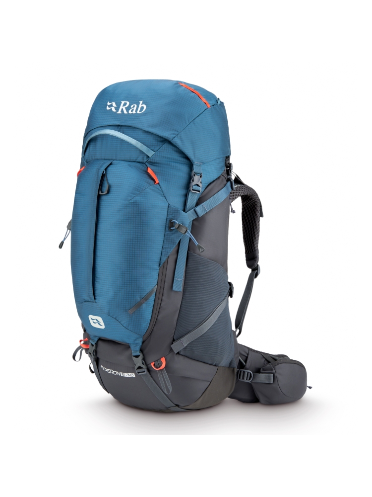 Rab Hyperon 65 ND Orion Blue/Anthracite QAP-84-ORA trekkingrugzakken online bestellen bij Kathmandu Outdoor & Travel
